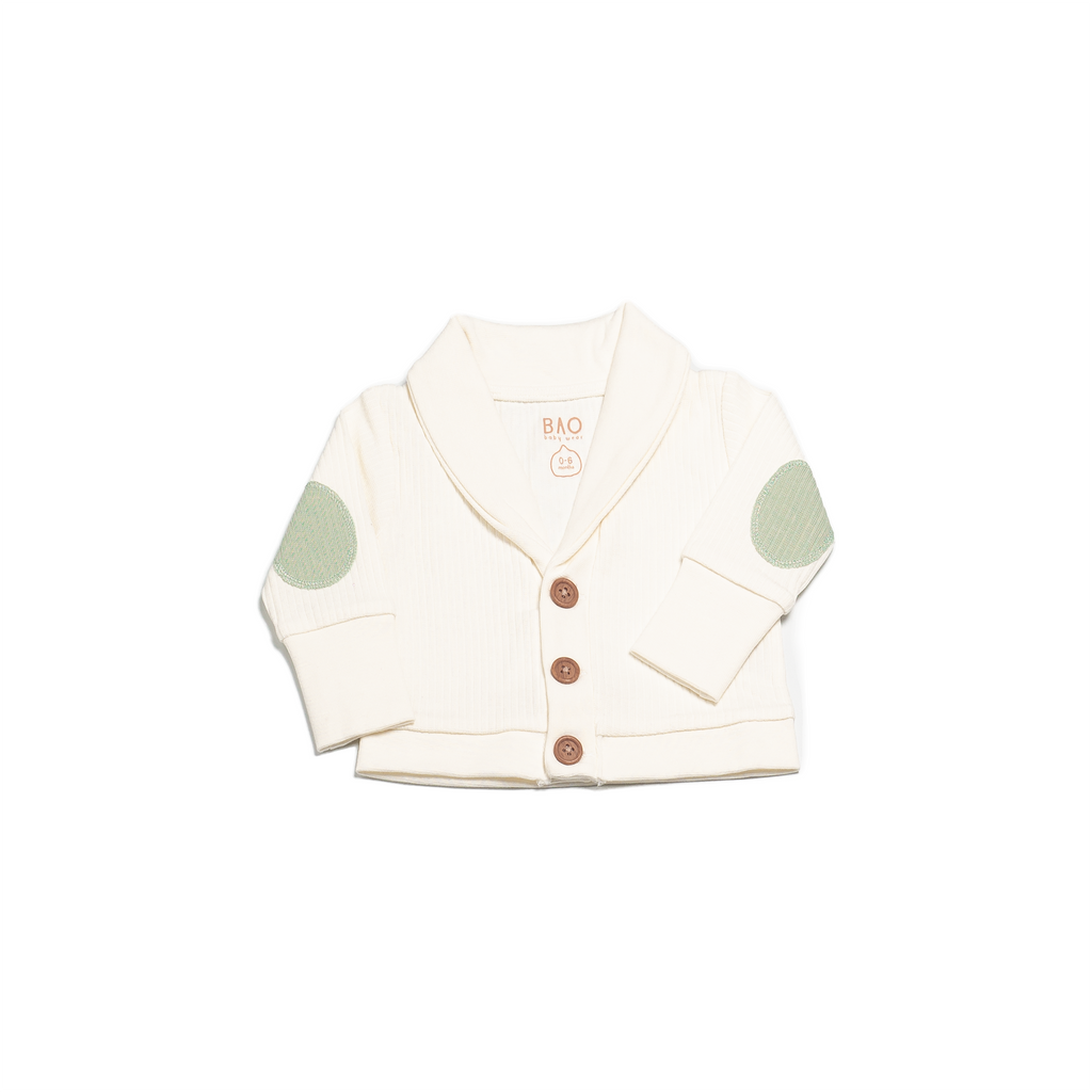 Baby boy cardigan with 2025 elbow patches